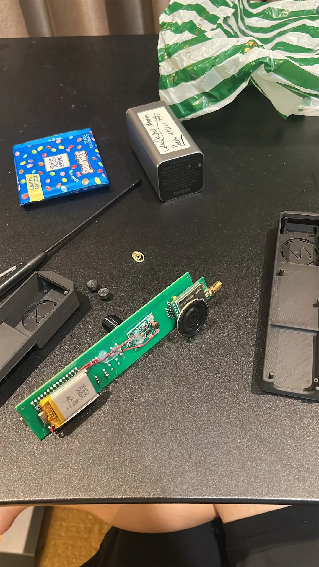 Fitting PCB into the case