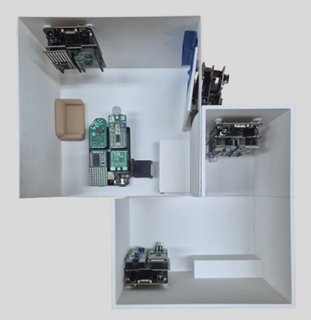 Intended placement of each board within a home