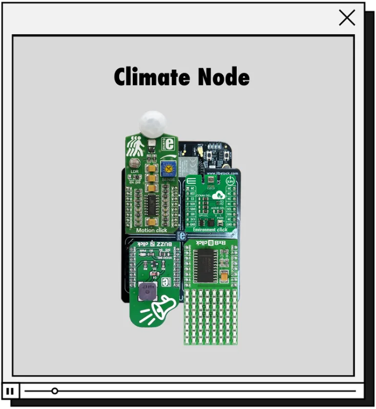 Climate node hardware