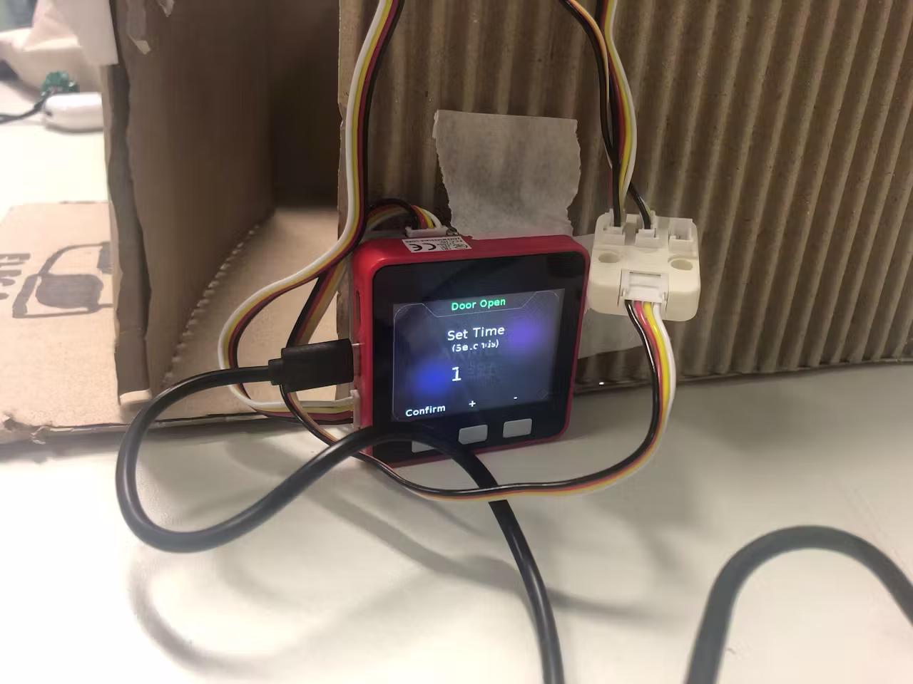 ELEC-F prototype, sensors mounted