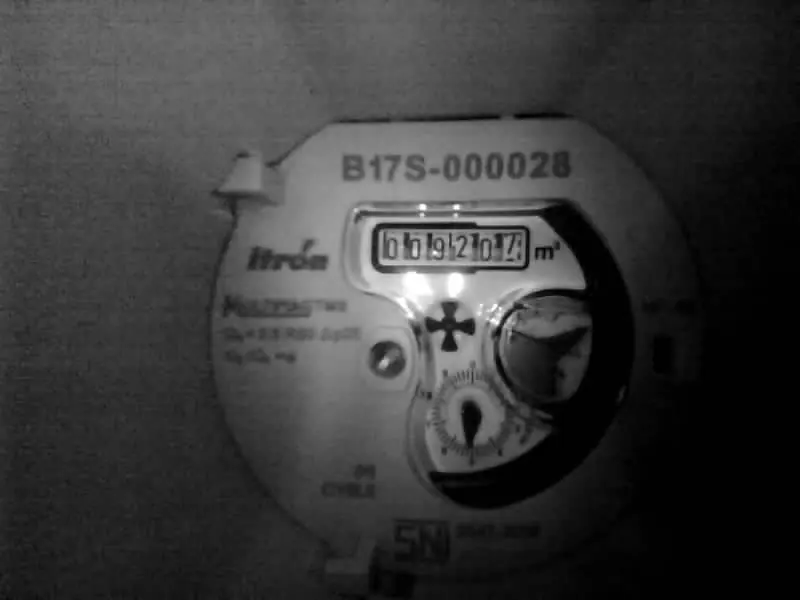 Three calibration captures of the meter
